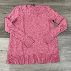 LOFT Lace Knit Sweater
